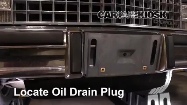 1987 Chevrolet El Camino 5.0L V8 Huile Changer l'huile et le filtre à huile